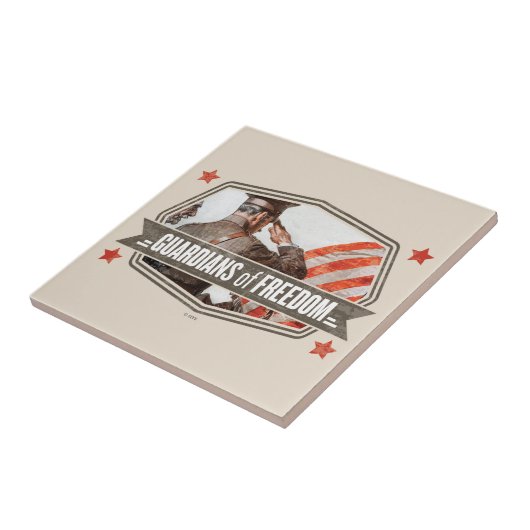 Solider-Guardian of Freedom Tegeltje (Zijkant)