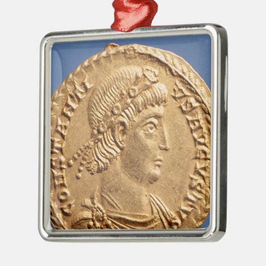 Solidus Constantinius II Metalen Ornament (Links)