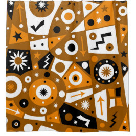 Solidus OB Geometric Shower Curtain Douchegordijn