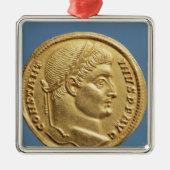 Solidus of Constantine I Metalen Ornament (Voorkant)