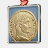 Solidus of Constantine I Metalen Ornament (Links)