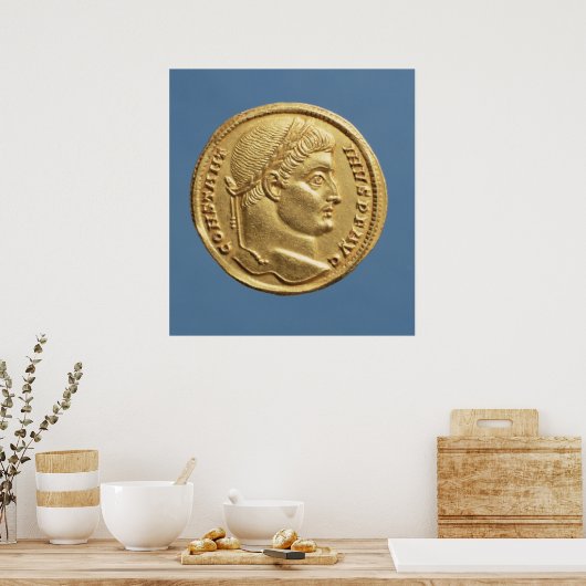 Solidus of Constantine I Poster (Keuken)