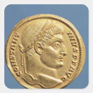 Solidus of Constantine I Vierkante Sticker