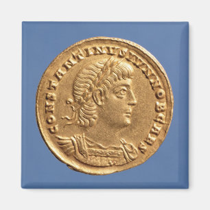 Solidus of Constantine II Caesar cuirassed Magneet