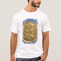 Solidus van Gratian gedrapeerd