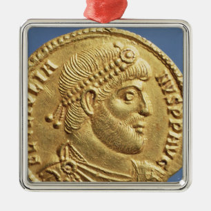 Solidus van Julian de Apostaat draped Metalen Ornament