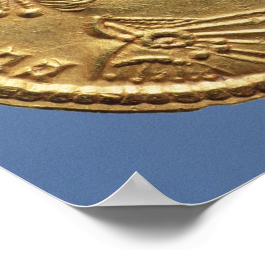 Solidus van Julian de Apostaat draped Poster (Hoek)