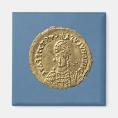 Solidus van Romulus Augustulus Magneet (Voorkant)