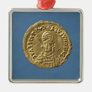 Solidus van Romulus Augustulus Metalen Ornament