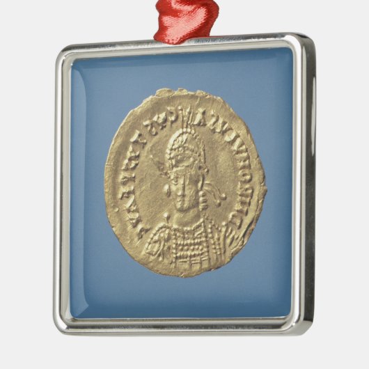 Solidus van Romulus Augustulus Metalen Ornament (Links)