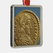 Solidus van Theodosius I de Grote gedraaid Metalen Ornament (Rechts)