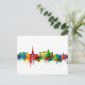 Solihull England Skyline Briefkaart (Staand voorkant)