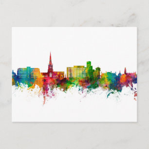 Solihull England Skyline Briefkaart