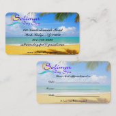 Solimar Day Spa-Visitekaartjes Afsprakenkaartje (Voorkant / Achterkant)