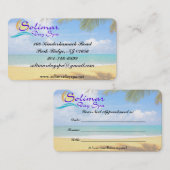 Solimar Day Spa-Visitekaartjes Afsprakenkaartje (Voorkant / Achterkant)