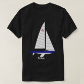Soling International Keelboat Racing Class T-shirt (Design voorkant)