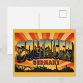 Solingen Duitsland Kasteel Briefkaart (Voorkant / Achterkant)
