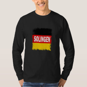 Solingen Duitsland met Duitse vlag T-shirt