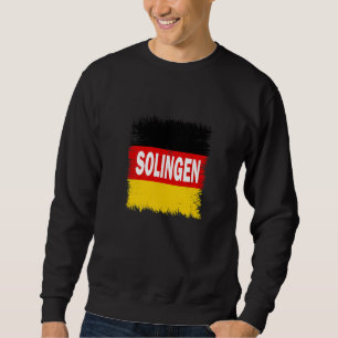 Solingen Duitsland met Duitse vlag Trui