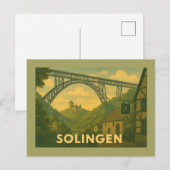Solingen Duitsland Stad Kunst Briefkaart (Voorkant / Achterkant)