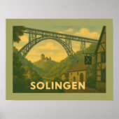 Solingen Duitsland Stad Kunst Poster (Voorkant)