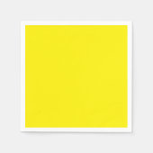 Solis Yellow Paper Napkin Servet (Voorkant)