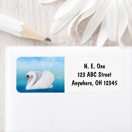 Solitair Mute Swan Label (Insitu)