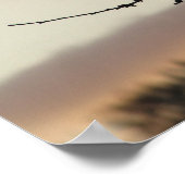 Solitair silhouet poster (Hoek)