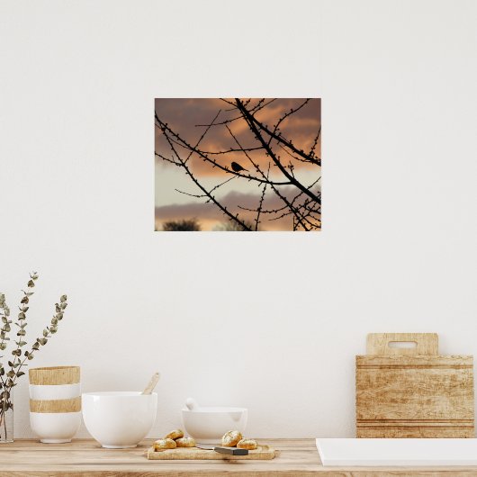 Solitair silhouet poster (Keuken)