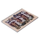 Solitaire bomen, als ze al groeien, worden sterk notitieboek (Linkerzijde)