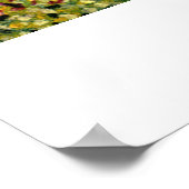SOLITAIRE BOOM IN GEEL BLOEMENVELD, TUSCANIE POSTER (Hoek)