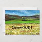 SOLITAIRE BOOM IN GEEL VELD SUMMER PARTIJ KAART (Voorkant)