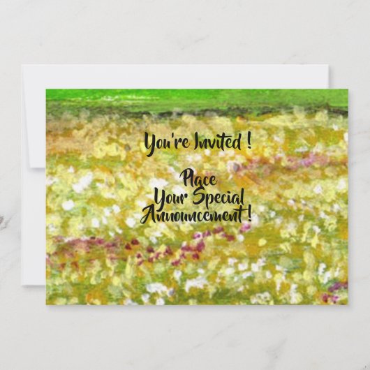 SOLITAIRE BOOM IN GEEL VELD SUMMER PARTIJ KAART (Achterkant)