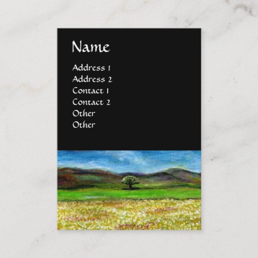 SOLITAIRE BOOM OP HET GEBIED VAN DE GEEL-STROOM,TU VISITEKAARTJE (Voorkant)