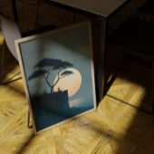 Solitaire boomklif Zen Wall Art - Minimalistisch D Perfect Poster