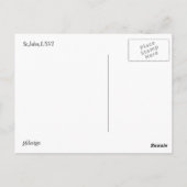 Solitaire boot briefkaart (Achterkant)