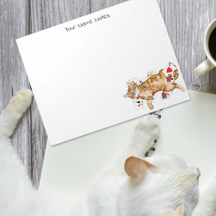 Solitaire Game Kaarten Cat Notitieblok