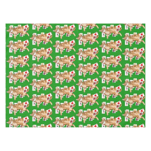 Solitaire Game Kaarten Cat Tafelkleed (Voorkant (Horizontaal))