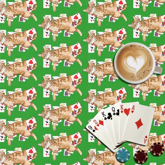 Solitaire Game Kaarten Cat Tafelkleed
