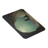 Solitaire monniken in een grot (door Carl Blechen) Magneet (Rechterzijde)