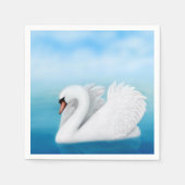 Solitaire Mute Swan Paper servetten (Voorkant)