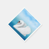 Solitaire Mute Swan Paper servetten (Hoek)