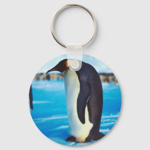 Solitaire pinguïn sleutelhanger