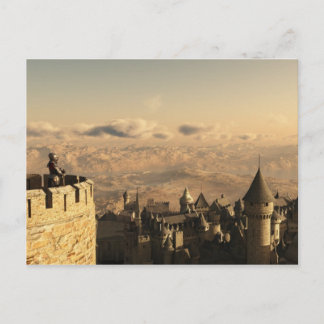 Solitaire Ridder die de Kantelen bewaken Briefkaart