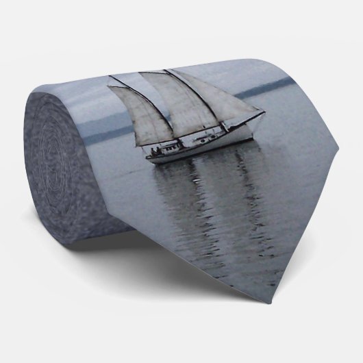 Solitaire Sail Stropdas (Opgerold)