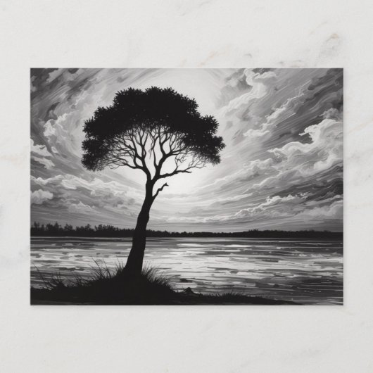 Solitaire Sentinel Testament aan Natuur Endurance Briefkaart (Voorkant)