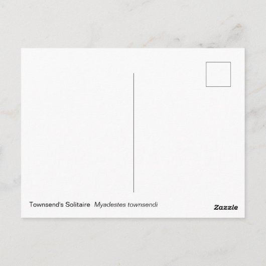 Solitaire Townsend Briefkaart (Achterkant)