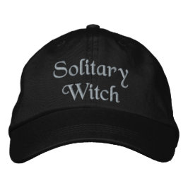 Solitaire witch Quote Paars - Gepersonaliseerd zwa Geborduurde Pet