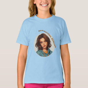 Solitaire zomer melancholie zomer verdrietig meisj t-shirt