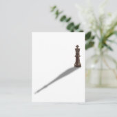 Solitary Black King Briefkaart (Staand voorkant)